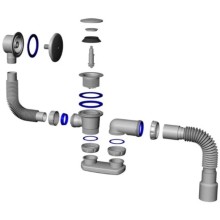Слив-перелив для ванны Salini 23101H