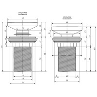 Донный клапан Salini S-Stone D 502 16231WM