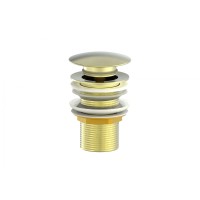 Донный клапан для раковины WONZON & WOGHAND, Брашированное золото (WW-88SS02-BG)