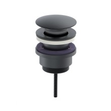 Донный клапан для раковины WONZON & WOGHAND, Темный графит (WW-88SS07-BGM)