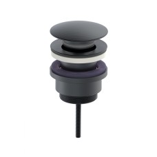 Донный клапан для раковины WONZON & WOGHAND, Темный графит (WW-88SS07-BGM)