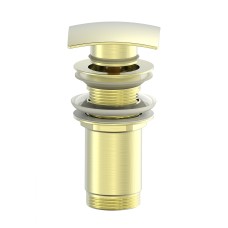Донный клапан для раковины WONZON & WOGHAND, Брашированное золото (WW-88SS08-BG)