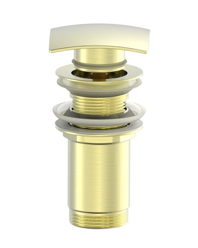 Донный клапан для раковины WONZON & WOGHAND, Брашированное золото (WW-88SS08-BG)