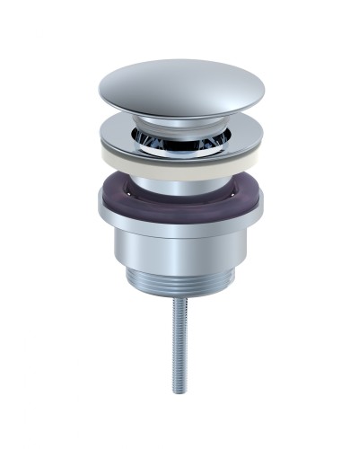 Донный клапан для раковины WONZON & WOGHAND, Хром (WW-88SS07-CR)