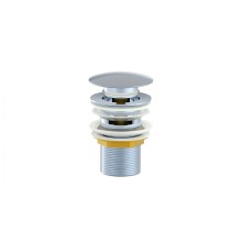 Донный клапан для раковины с переливом WONZON & WOGHAND, Хром (WW-88SS01-CR)