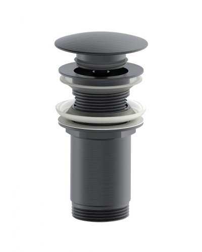 Донный клапан для раковины WONZON & WOGHAND, Темный графит (WW-88SS09-BGM)