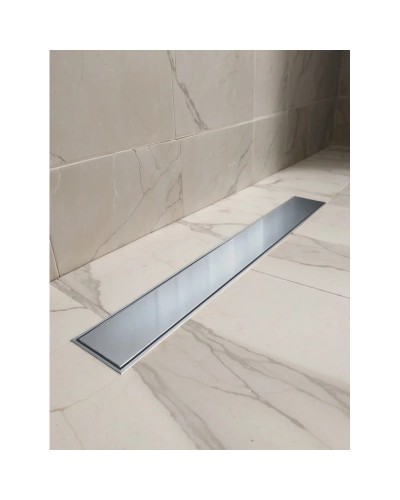 Душевой трап (лоток) AltroBagno Beni aggiuntivi AltroBagnoFD071213Cr 80 см, с решеткой, 2 в 1 под плитку, нержавеющая сталь