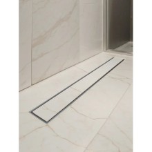 Душевой трап (лоток) AltroBagno Beni aggiuntivi AltroBagnoFD071213Cr 80 см, с решеткой, 2 в 1 под плитку, нержавеющая сталь