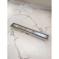 Душевой трап (лоток) AltroBagno Beni aggiuntivi AltroBagnoFD071210Cr 70 см, с решеткой, 2 в 1 под плитку, нержавеющая сталь