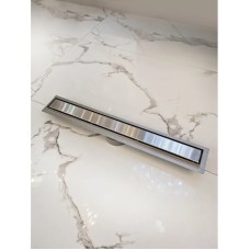 Душевой трап (лоток) AltroBagno Beni aggiuntivi AltroBagnoFD071210Cr 70 см, с решеткой, 2 в 1 под плитку, нержавеющая сталь