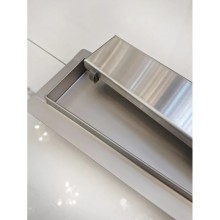 Душевой трап (лоток) AltroBagno Beni aggiuntivi AltroBagnoFD071210Cr 70 см, с решеткой, 2 в 1 под плитку, нержавеющая сталь