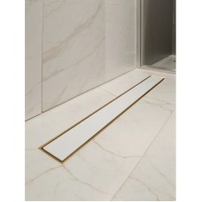 Душевой трап (лоток) AltroBagno Beni aggiuntivi AltroBagnoFD071209OrSp 60 см, с решеткой, 2 в 1 под плитку, золотой матовый