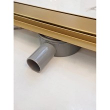 Душевой трап (лоток) AltroBagno Beni aggiuntivi AltroBagnoFD071209OrSp 60 см, с решеткой, 2 в 1 под плитку, золотой матовый