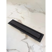 Душевой трап (лоток) AltroBagno Beni aggiuntivi AltroBagnoFD071205NeOp 50 см, с решеткой, 2 в 1 под плитку, черный матовый