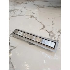 Душевой трап (лоток) AltroBagno Beni aggiuntivi AltroBagnoFD071204Cr 50 см, с решеткой, 2 в 1 под плитку, нержавеющая сталь