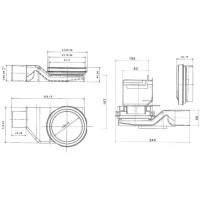 Душевой канал 1150 мм Pestan Confluo Premium Slim Line 13100038