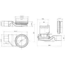 Душевой канал 1150 мм Pestan Confluo Premium Slim Line 13100038