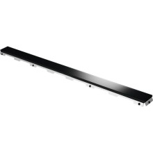 Стеклянная панель 1443 мм Tece TECEdrainline glass черный 601592