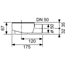 Душевой канал 1143 мм нержавеющая сталь Tece TECEdrainline organic 601200 + 650000 + 660016 + 601261