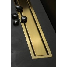 Душевой канал 450 мм 2 в 1 с основой под плитку Pestan Confluo Premium Gold Line 13100051