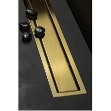 Душевой канал 450 мм 2 в 1 с основой под плитку Pestan Confluo Premium Gold Line 13100051