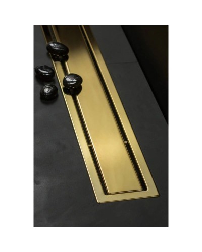 Душевой канал 450 мм 2 в 1 с основой под плитку Pestan Confluo Premium Gold Line 13100051