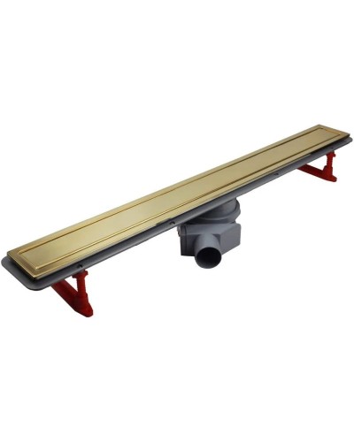 Душевой канал 450 мм 2 в 1 с основой под плитку Pestan Confluo Premium Gold Line 13100051