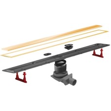 Душевой канал 450 мм 2 в 1 с основой под плитку Pestan Confluo Premium Gold Line 13100051