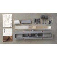 Душевой канал 850 мм 2 в 1 с основой под плитку Paini Klasik CH850K