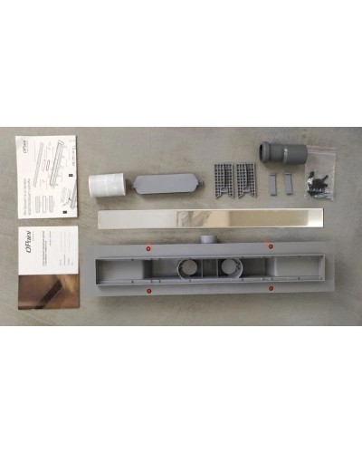 Душевой канал 850 мм 2 в 1 с основой под плитку Paini Klasik CH850KN