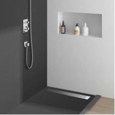 Душевой трап (лоток) Vincea Optima Piticare SAY.601.60.P.PITI 60 см, с решеткой, перфорированный, хром