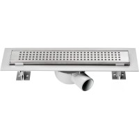 Душевой трап (лоток) Vincea Optima Piticare SAY.601.80.P.PITI 80 см, с решеткой, перфорированный, хром