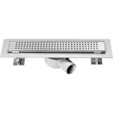 Душевой трап (лоток) Vincea Optima Piticare SAY.601.80.P.PITI 80 см, с решеткой, перфорированный, хром