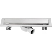 Душевой трап (лоток) Vincea Optima Duz SAY.601.80.P.DUZ 80 см, с решеткой, щелевой, хром