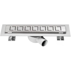 Душевой трап (лоток) Vincea Optima Blok SAY.601.60.P.BLOK 60 см, с решеткой, перфорированный, хром