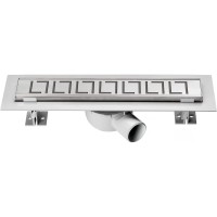 Душевой трап (лоток) Vincea Optima Blok SAY.601.70.P.BLOK 70 см, с решеткой, перфорированный, хром