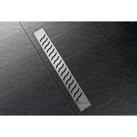 Душевой трап (лоток) Vincea Almira Bukle SAY.605.70.P.BUKLE 70 см, с решеткой, перфорированный, хром