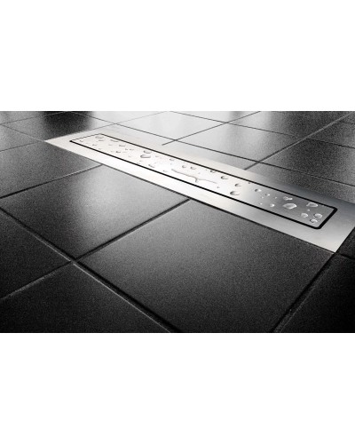 Душевой трап (лоток) Vincea Anzer SAY.72.2.60.STN 57 см, с решеткой, щелевой, сатин