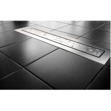 Душевой трап (лоток) Vincea Anzer SAY.72.2.70.STN 67 см, с решеткой, щелевой, сатин