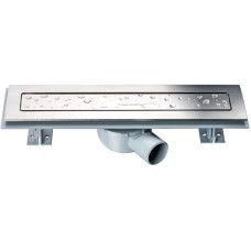 Душевой трап (лоток) Vincea Anzer SAY.72.2.80.STN 76 см, с решеткой, щелевой, сатин