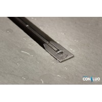 Душевой лоток Pestan Confluo Slim Line 650+ 13100027 с решеткой Хром матовый