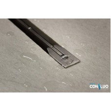 Душевой лоток Pestan Confluo Slim Line 650+ 13100027 с решеткой Хром матовый