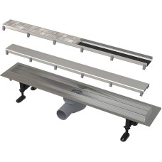 Душевой лоток Alcaplast Fit and Go AG071401750 (APZ13-DOUBLE9-750) с решеткой Хром / полая под плитку