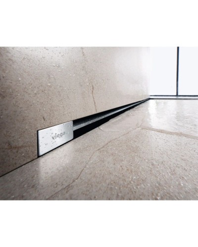 Дизайн-вставка для душевого лотка 300-1200 мм модель 4967.30 матовый хром Viega Advantix Vario 736569