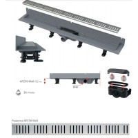 Душевой лоток Alcaplast Wall APZ30-750M с решеткой Хром