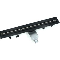 Душевой лоток Timo Premium 80 INF-80-S50R Черной решеткой