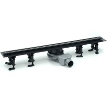 Душевой лоток Timo Premium 80 INF-80-S50R Черной решеткой