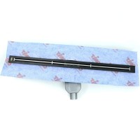 Душевой лоток Timo Premium 80 INF-80-S50R Черной решеткой