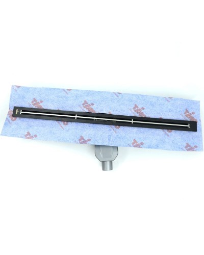 Душевой лоток Timo Premium 80 INF-80-S50R Черной решеткой