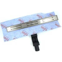 Душевой лоток Timo Premium 60 SF-60-S50Rb с решеткой Сталь